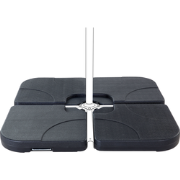 CARIA - Parasolvoet - Zwart - Synthetisch materiaal