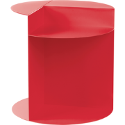 TAGGART - Bijzettafel - Rood - IJzer