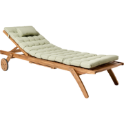 CESANA PREMIUM - Ligstoel - Lichtgroen - Acaciahout