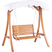 ANDRIA  - Schommelbank - Crème - Larikshout