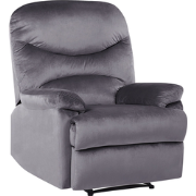 ESLOV  - TV-fauteuil - Grijs - Fluweel
