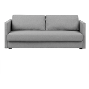 EKSJO - Slaapbank - Lichtgrijs - Polyester