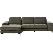 KIRUNA - Hoekbank - Donkergroen - Rechterzijde - Fluweel