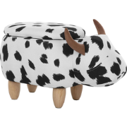 COW - Hocker - Wit - Polyester