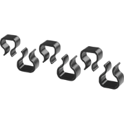 RIETI - Verbindingsklemmen (6 stuks)  - Zwart - Synthetisch materiaal