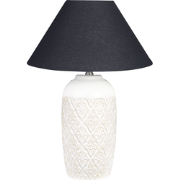 TELIRE - Tafellamp - Crème - Keramiek