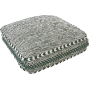 BIRCH  - Poef - Donkergroen - 60 cm - Katoen