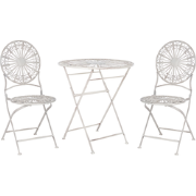 SCAFA - Bistro set - Gebroken wit - IJzer