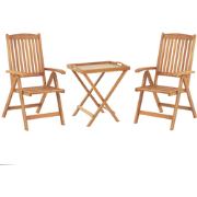 JAVA - Bistroset voor 2 - Lichtbruin - Acaciahout