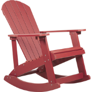 ADIRONDACK - Schommelstoel - Rood - Kunsthout