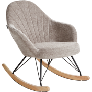 SKALE - Schommelstoel - Taupe - Polyester