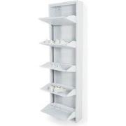 Spinder Design schoenenkast Billy 5 - Wit -10 paar schoenen