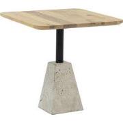 Spinder Design Bijzettafel Flavour - Beton / Eiken - 40 x 40