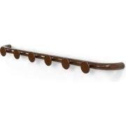 Spinder Design kapstok Retro 6 Kapstok - Chocolate Brown - 6 haken