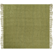 VELLA - Deken - Olijfgroen - 200 x 220 cm - Katoen