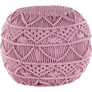 KAYSERI  - Poef - Roze - 40 cm - Katoen