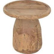 MUST Living Antiques Side table Tambora ,±45xØ50 cm, recycled teakwood