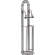 TEMUCO  - Toiletpapierhouder - Zwart - IJzer