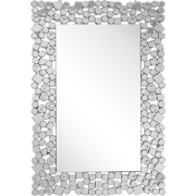 MERNEL - Wandspiegel - Zilver  - MDF