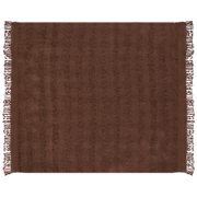 VELLA - Deken - Bruin - 200 x 220 cm - Katoen