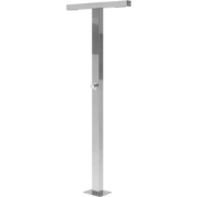 URZULAI - Buitendouche - Zilver - PVC