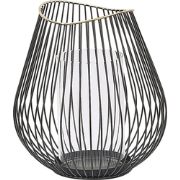 THURSTON - Lantaarn - Zwart - Metaal