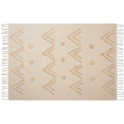 FATEHPUR - Plaid - Beige - 130 x 180 cm - Katoen