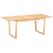 CAMDEN - Uitschuifbare eettafel - Lichtbruin - 160/200 x 95 cm - MDF