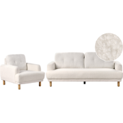 TUVE - Bankenset - Wit - Bouclé