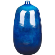 VITORIA - Bloemenvaas - Donkerblauw - 27 cm - Terracotta