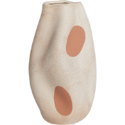 BATOIDEA - Bloemenvaas - Lichtbeige - 25 cm - Steengoed