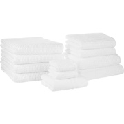 AREORA - Handdoek set van 11 - Wit - Katoen