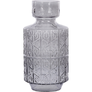 DIKELLA - Decoratieve vaas - Grijs - Glas