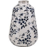 MARONEIA - Bloemenvaas - Wit - 20 cm - Keramiek