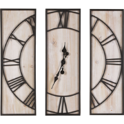 COATLAN  - Wandklok - Lichte houtkleur  - Dennenhout