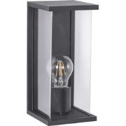 WAKAL - Tuin wandlamp - Matzwart - Metaal