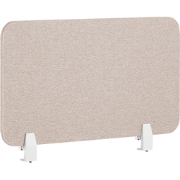 WALLY - Bureauscherm - Beige - 80 cm - Polyester
