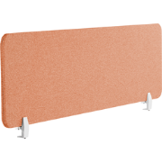 WALLY - Bureauscherm - Lichtrood - 160 cm - Polyester