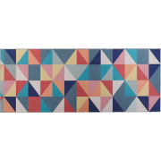 VILLUKURI - Laagpolig vloerkleed - Lichtblauw - 80x200 cm - Polyester