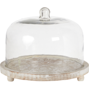 FAJUM - Cupcake standaard - Lichtbruin  - Glas