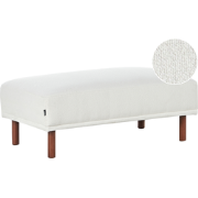 HOLT - Ottomaan - Wit - Bouclé