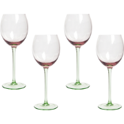 DIOPSIDE - Wijnglazen set van 4 - Pastelroze - Glas