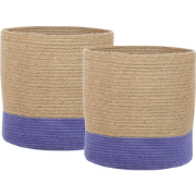 BULANIK - Mand set van 2 - Beige - Jute