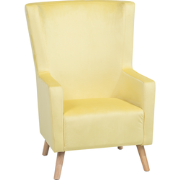 ONEIDA - Fauteuil - Geel - Fluweel