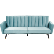 VIMMERBY - Driezitsbank - Lichtblauw - Fluweel