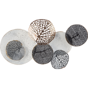 RHODIUM  - Wanddecoratie - Wit - Metaal