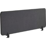 WALLY - Bureauscherm - Donkergrijs - 160 cm - Polyester