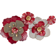 SCANDIUM  - Wanddecoratie - Rood  - IJzer