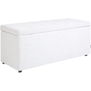 OREM - Hocker - Gebroken wit - Polyester