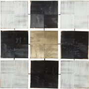 TITANIUM  - Wanddecoratie - Wit - Metaal